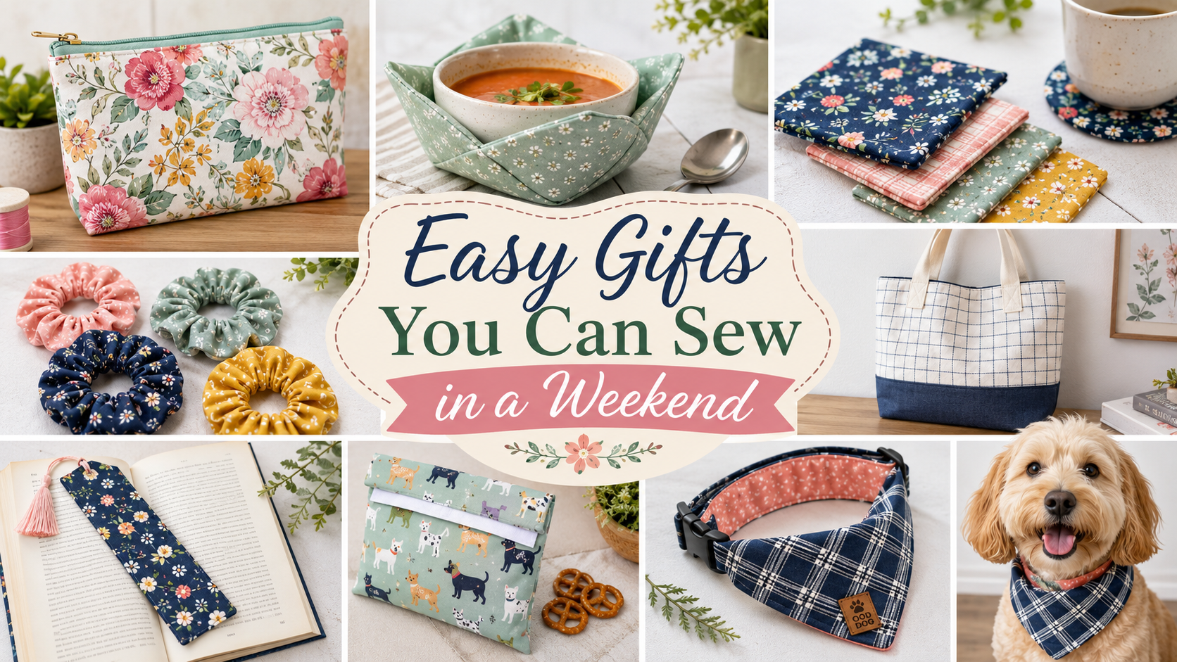 Easy gifts you can sew in a weekend