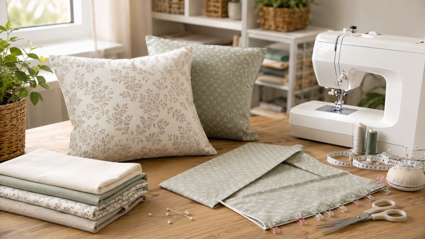 DIY Pillow Covers for Beginners: An Easy Envelope-Style Tutorial
