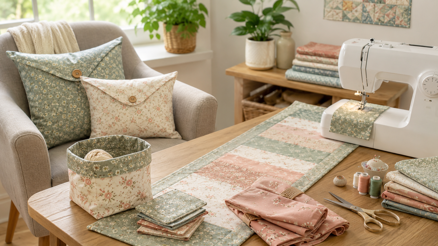 Easy Home Décor Projects to Sew This Weekend